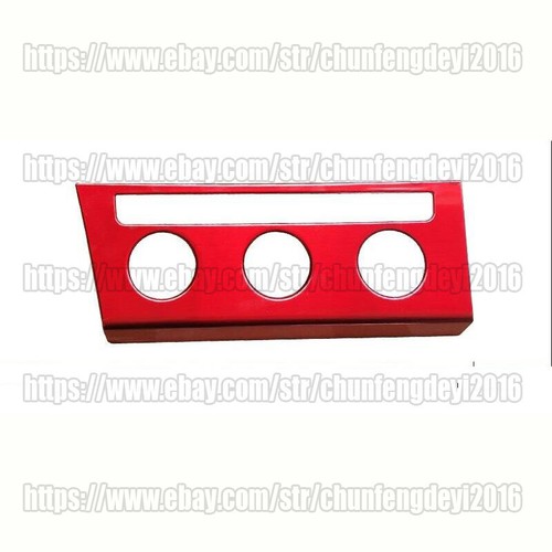 For Volkswagen Jetta Mk7 2019-2022 Stainless Red Central Console AC Switch Trim - Picture 4 of 4