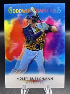 2021 UD Goodwin Champions Adley Rutschman SPLASH OF COLOR 3D UNSCRATCHED BOUNTY