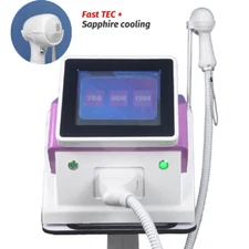 Diode Laser 755 808 1064nm 3 Wavelengths Hair Removal Laser Machine Cooling Head