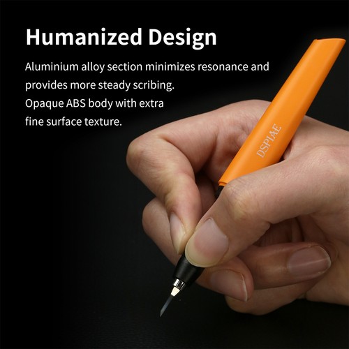 DSPIAE Wing Tungsten Steel Push Broach Chisel Push Knife DIY tools for Model Toy - Picture 8 of 20