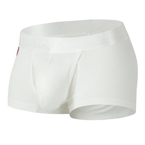 Herren Boxershorts separater Innentasche Eis Seide Unterwäsche vorne offen Höschen - Bild 9 von 19