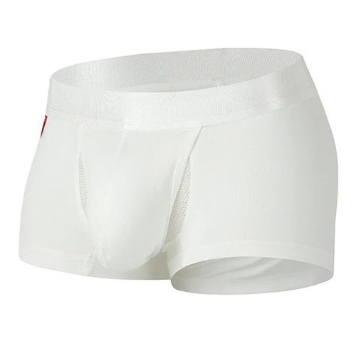 Herren Boxershorts separat konvex Beutel Baumwolle Unterwäsche offen Fliegerhöschen - Bild 13 von 14