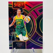 JEWELL LOYD 2024 Panini Select WNBA PINK & PURPLE Prizm #’d/99 Storm #142