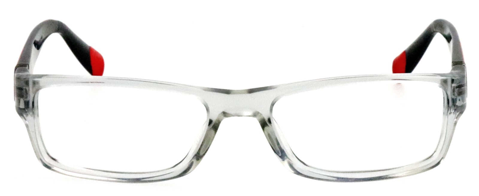 PRADA VPS03C AAA-1O1 52mm Clear Gray Linea Rossa Eyeglasses Frames Only Italy thumbnail 7