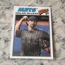 Topps Heritage 2026 Nolan McLean #150 New York Mets MLB Rookie Baseball Card