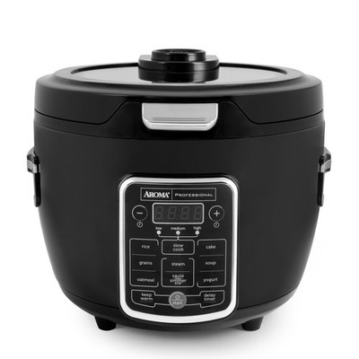 Aroma Professional Touch Glass Lid Food Steamer Slow Cooker Multicooker 11