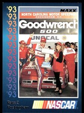 Race 2 - Rockingham 1993 Maxx Premier Series #265 NASCAR READ FREE SHIPPING
