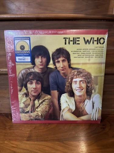 The Who-Icon-Vinyl LP Record Album Limited Edition Custard Yellow Vinyl Sealed