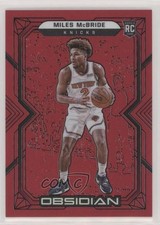 2021-22 Panini Obsidian Electric Etch Red Flood Miles McBride #179 3o2