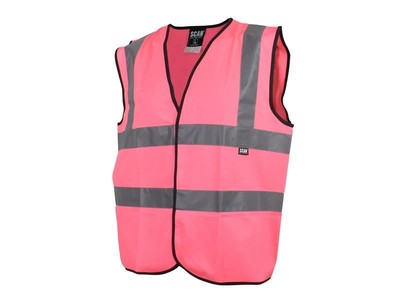 Scan - Hi-Vis Waistcoat Pink - L (44in)