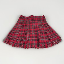 TARTAN Plaid Skirt Girls Size 5 Kids Headquarters Christmas School Uniform
