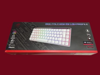 ASUS ROG Falchion RX Low Profile QWERTZ Gaming Tastatur RGB Wireless