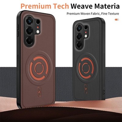 For Tecno Camon 50 Ultra /Pro Magnetic Matte PU Leather lens protector Back Case
