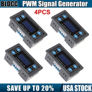 4Pack LCD Signal Generator PWM 1Hz-150Khz DC 3.3V-30V Pulse Frequency Duty Cycle