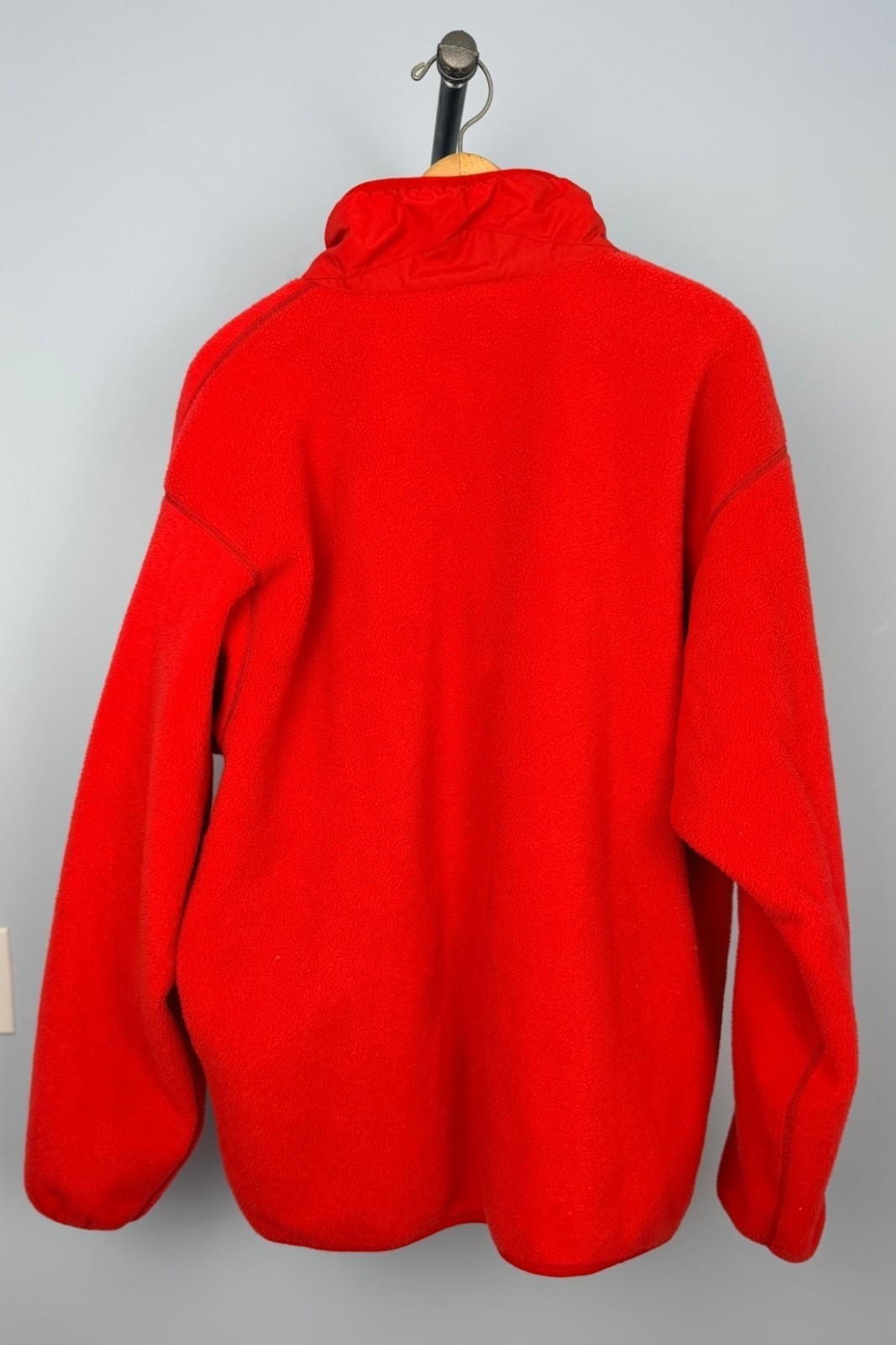Vintage 90s Patagonia Synchilla Red Full Zip Fleece Jacket XXL Made In USA image 2