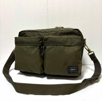 #ad Porter Force Shoulder Bag S Olive Green Used $270.00