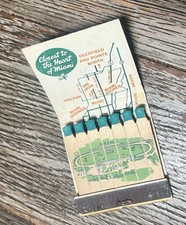 Old Matchbook Vintage Full Tropical Park Unstruck Antique Ad Art Track Racing