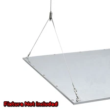 Suspension Mount Kit (6 Cables) for LED Flat Panel Light Fixture