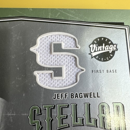 2004 Upper Deck Vintage Baseball Jeff Bagwell Relic #SSM-25 - Picture 4 of 4