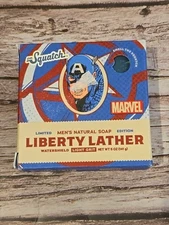 Dr. Squatch Liberty Lather Men’s Ntrl Soap Marvel Lmtd. Ed. 5oz Light Grit(178)