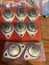 RCA 40022 Germanium Transistors Lot of 8 NOS Vintage PNP Audio Transistor 12 W