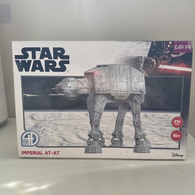 Star Wars Imperial AT-AT 3D Puzzle Modellbausatz 214 Teile Disney 4D Build Neu in OVP