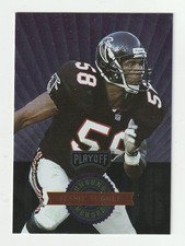 1996 Playoff Unsung Heroes #15 Jessie Tuggle card, Atlanta Falcons Legend