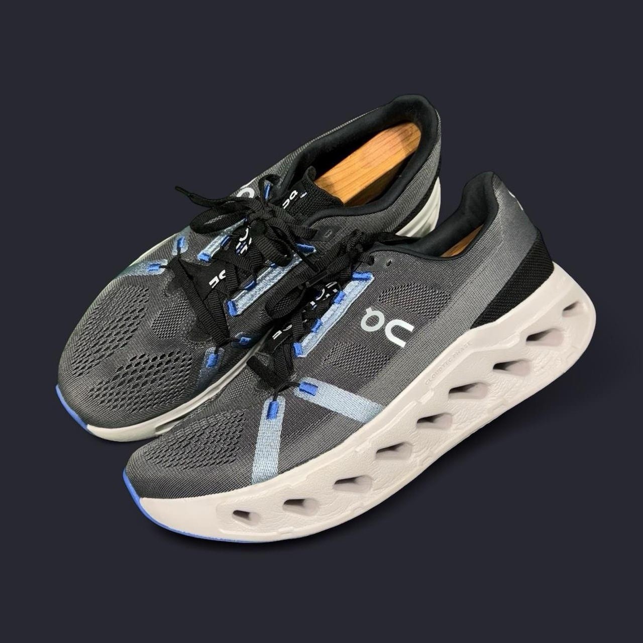 On Running Cloud Eclipse Black Frost Running Shoe… - image 1