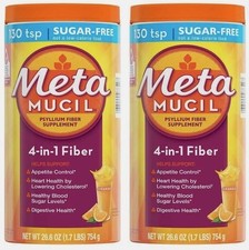 Metamucil MultiHealth Fiber, Sugar Free, 260 Doses, Expiration Date 11/2027