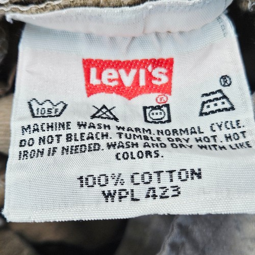 Pantalone Levi Strauss 501 XX uomo 33 x 34 marrone denim gamba dritta 5 tasche cotone - Foto 19 di 20