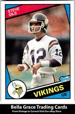 1984 Topps Steve Dils #291 Minnesota Vikings Rookie NFL Football