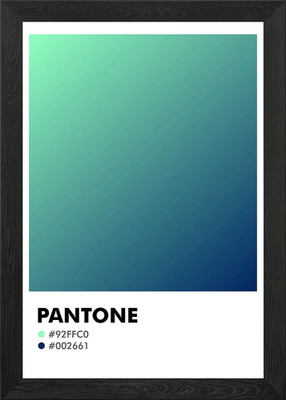 PANTONE GRADIENT Framed Wall Art Poster Canvas Print Picture