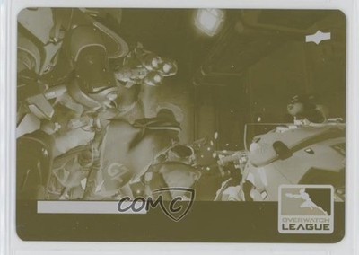 2023 Overwatch League Season 4 Printing Plate Yellow Achievement 1/1 Yakpung u8j