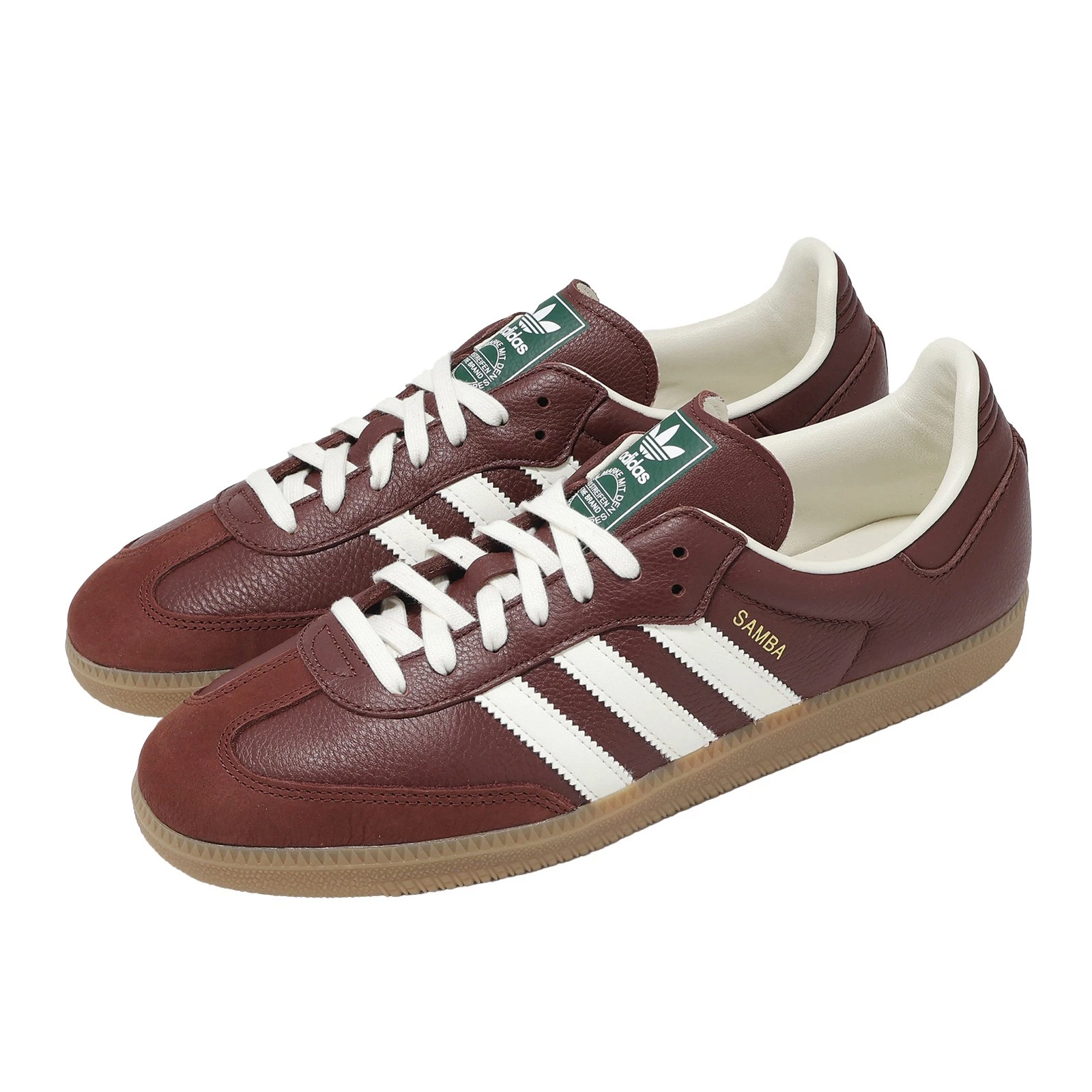 adidas Originals Samba OG Fox Brown Off White Gum Men Casual Shoes JR0892