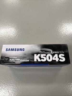 Samsung CLT-K504S Genuine Sealed Toner Cartridge OEM Black