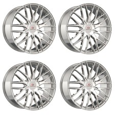 Set 4 18 Cavallo Clv-45 Nano Chrome 18x8 Wheels 5x112 5x4.5 35mm Luxury Rims