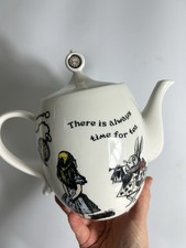 Vintage Alice In Wonderland Teapot - Large Tea Pot