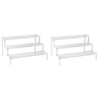  2 stücke abnehmbare transparente leiter display rack figürlich parfüm modell