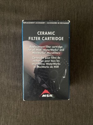 MSR Ceramic Replacement Filter Element Waterworks Miniworks Marathon EX NEW OB
