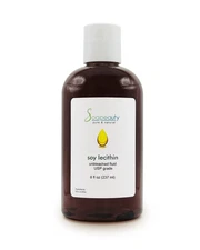 Soy Lecithin Unbleached Liquid 100% Natural & Pure Emulsifier 8 fl oz
