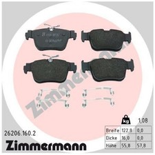 Satz Bremsbeläge Bremsklötze hinten für VW Caddy 5 SBA SBB Golf 8 CD1 | 23862