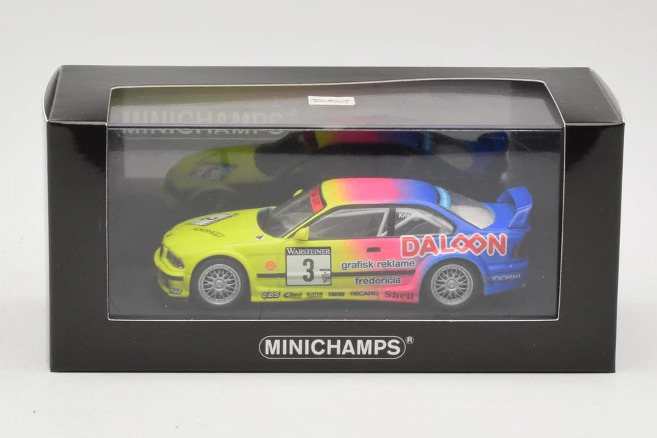 430932381 BMW M3 E36 GTR #3 K. Nissen Zolder 1993 Minichamps 1/43 - Immagine 4 di 4
