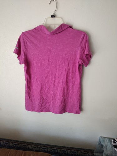 Columbia Women's Short Sleeve Polo Shirt Pink Size Small Logo - Picture 6 of 10