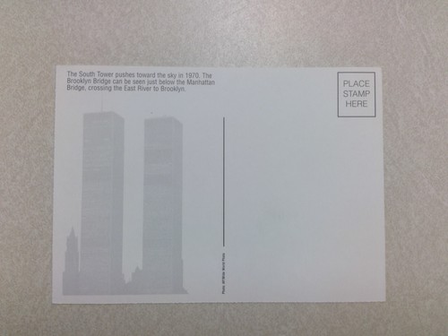 World Trade Center Postcards Twin Towers WTC Pre 9/11 Originals Lot #2 - Picture 3 of 11