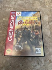 Lethal Enforcers II 2 Gun Fighters Sega Genesis Complete In Box CIB | Fast 🚢