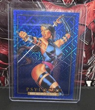 2024 Marvel Masterpieces ‘92 Platinum PSYLOCKE #65 Blue Traxx