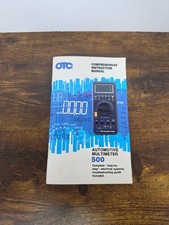 Otc 500 Automotive Multimeter Manual Otc 500 Automotive Multimeter Manual