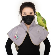 Parrot Anti-Scratch Shoulder Protector with Hang Bird Anklet Toys Waterproof ...