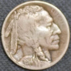 1914-S  VF   Buffalo Nickel
