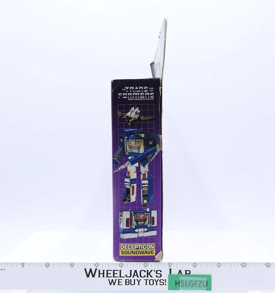 Soundwave & Buzzsaw 100 % completo con caja e inserto Transformers G1 1984 vintage Foto 2 de 4